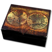 Admiral Weltkarte Zigarrenhumidor