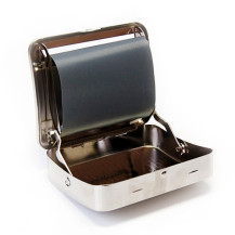 Schnupftabakdose mit Zigarettenrollmaschine ZEN 79 mm