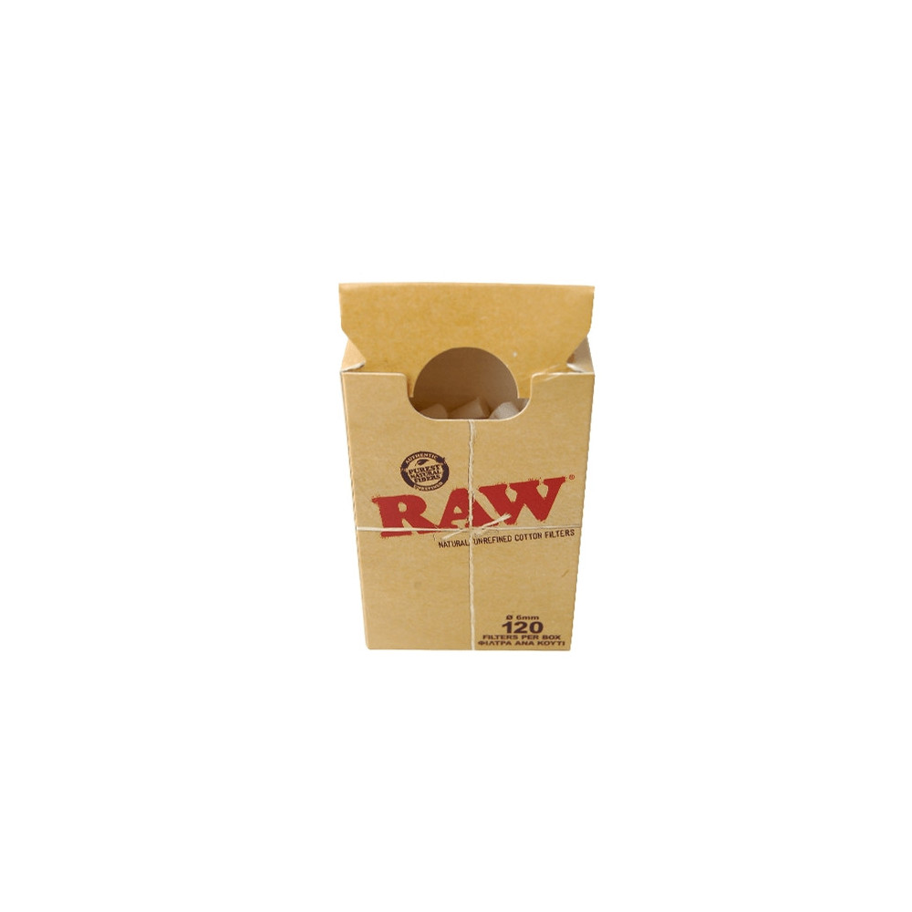 Zigarettenfilter RAW Cotton Filter Slim 120 Stück