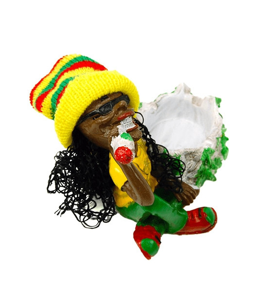 Keramischer Rastafari-Aschenbecher