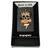 ZIPPO King Totenkopf Feuerzeug