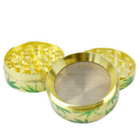 Grinder Grinder 4 Teile Marihuanablatt