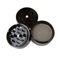 Metallschredder Alu V Yin Yang – 4-teilig mit Schaufel