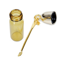 Schnupftabakflasche mit Kokainlöffel