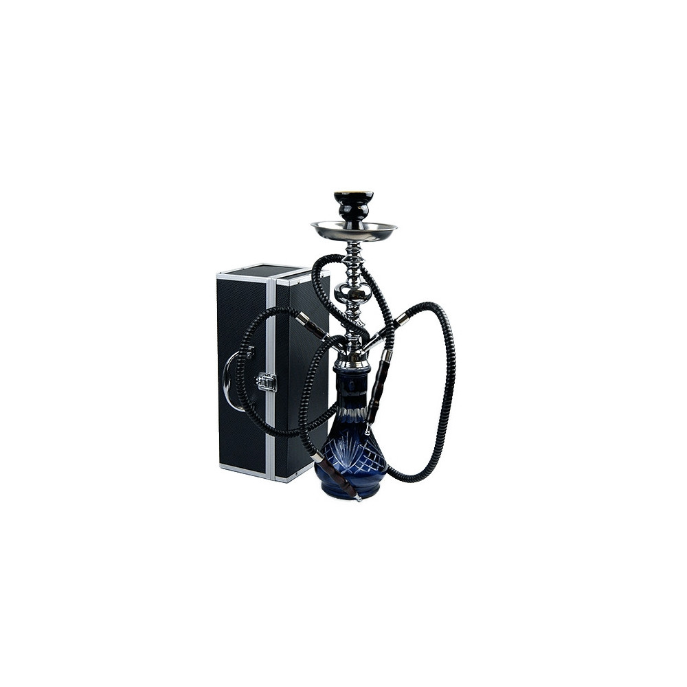 Habibi Wasserpfeife 50cm - schwarz