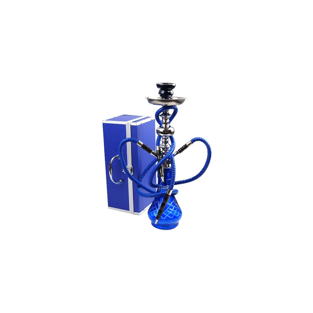 Haibi Wasserpfeife 50 cm - blau
