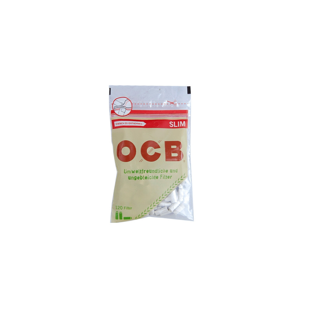 Zigarettenfilter OCB Slim Bio 120 Stück
