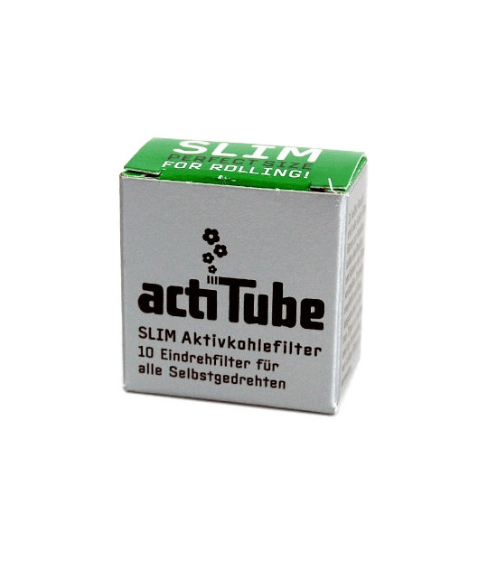 ActiTube - Slim Kohlefilter, 10 Stück