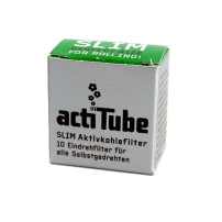 ActiTube - Slim Kohlefilter, 10 Stück