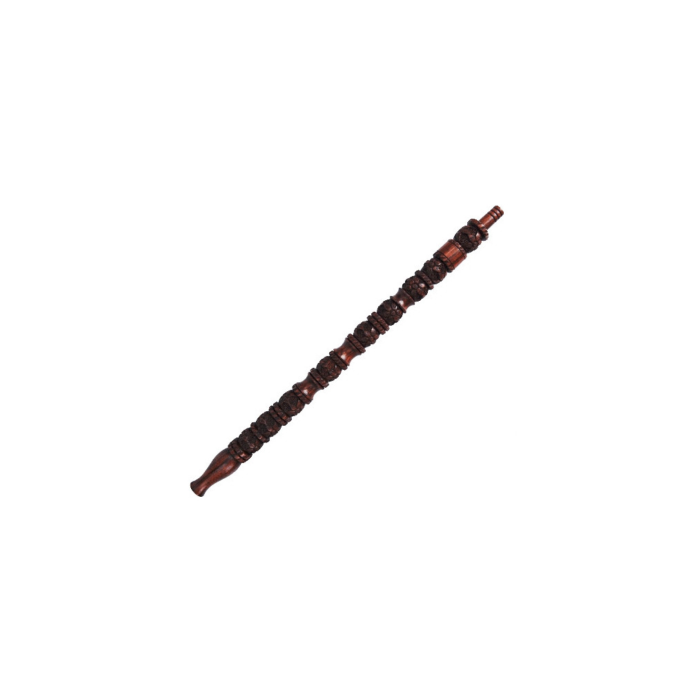 Mundstück aus Holz für Wasserpfeifenschlauch – Dekorativ, 38 cm