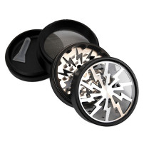 Metallschleifer, 4-teilig, silber