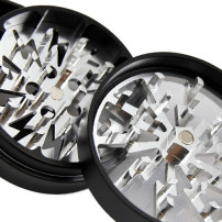 Metallschleifer, 4-teilig, silber