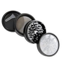 Metallschredder, 4-teilig, schwarz