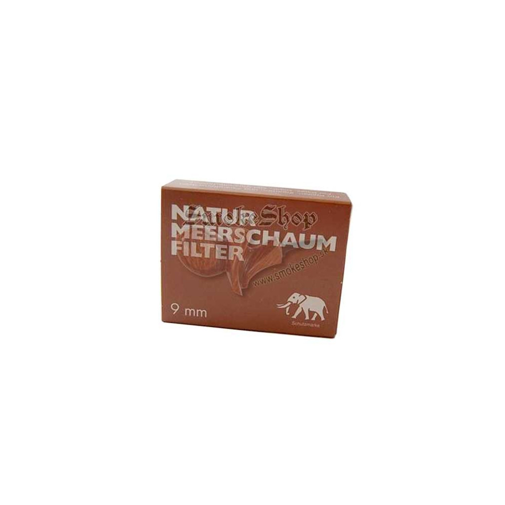 Pfeifenfilter Meerschaum 9 mm 40 Stück