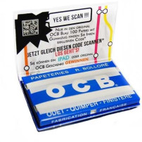 OCB BLUE Gomme Doppelpackung Zigarettenpapier