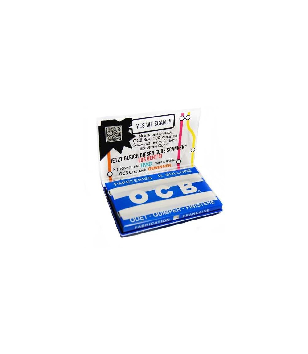 OCB BLUE Gomme Doppelpackung Zigarettenpapier