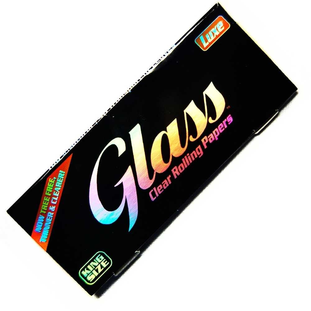 GLASS Transparente King Size Zigarettenpapiere - Zellulose