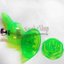 Acryl Bongo Mini mit Grinder