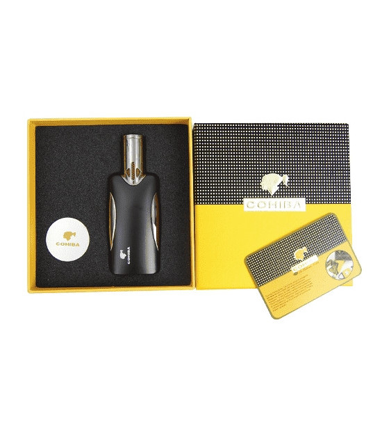 COHIBA großes schwarzes Feuerzeug