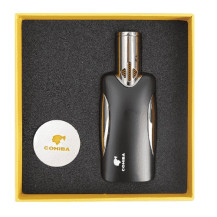 COHIBA großes schwarzes Feuerzeug