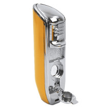COHIBA Zigarrenfeuerzeug mit Cutter - gelb