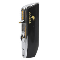 COHIBA Zigarrenfeuerzeug mit Cutter – schwarz