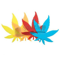 Rutschfeste Bongo-Matte - Silikonmatte Ganja