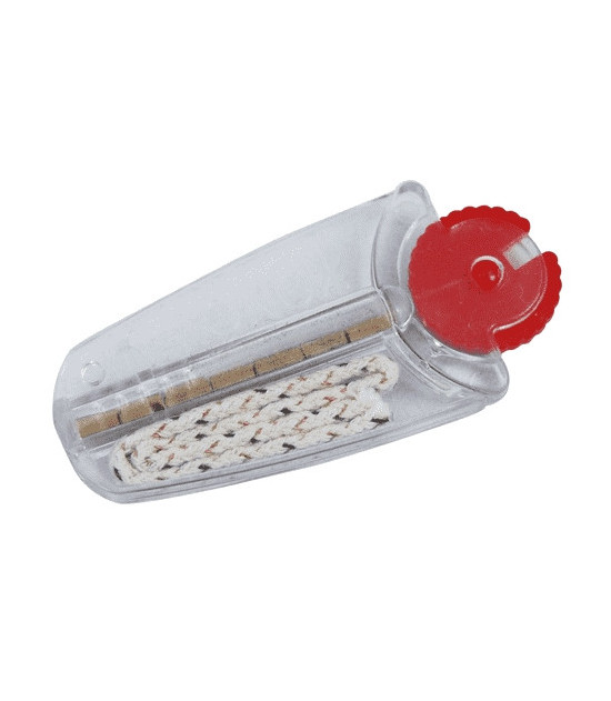 Dochte und Steine verpacken
