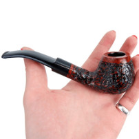Gentelo gebogener Topf, rustikal braun