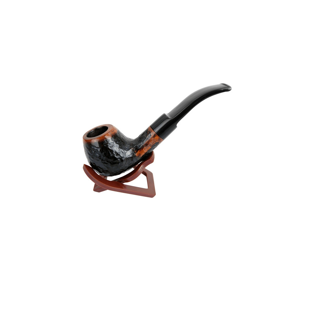 Gentelo gebogener Topf, rustikal, schwarz/braun