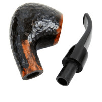 Gentelo gebogener Topf, rustikal, schwarz/braun