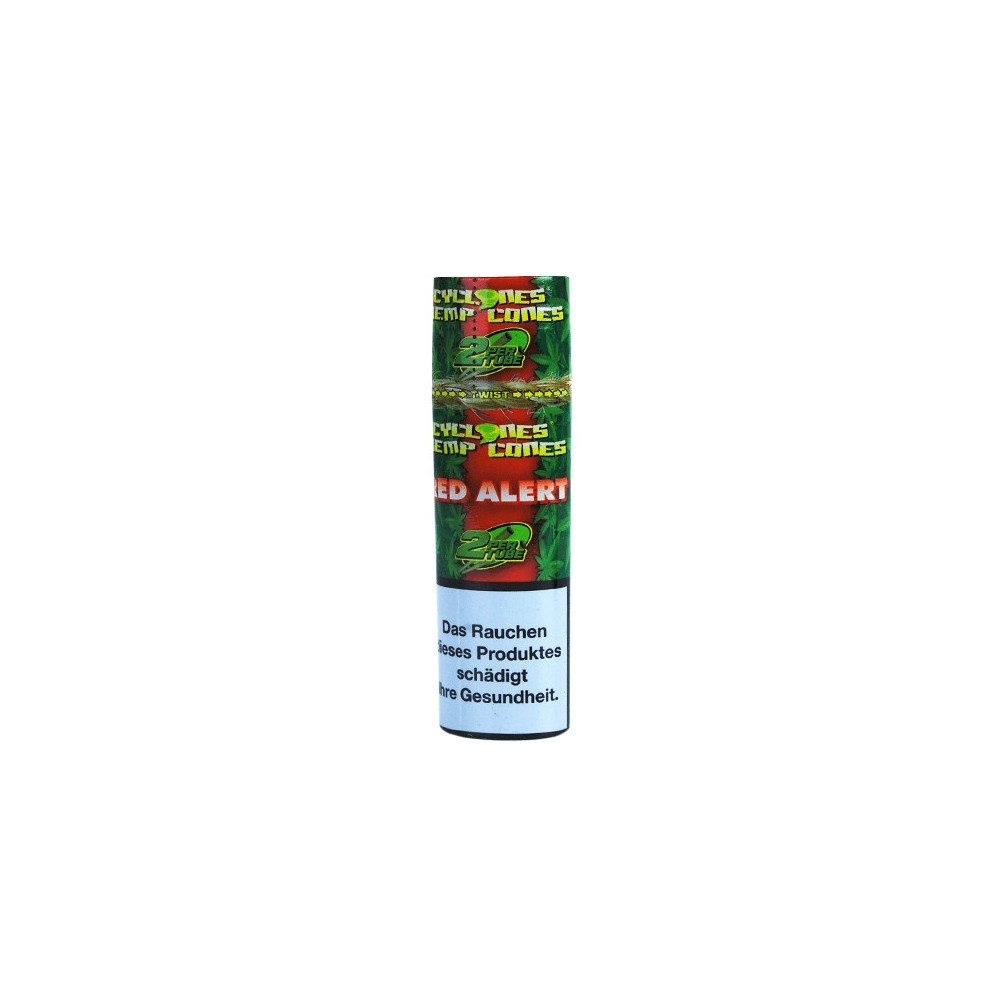 Cyclone Hanf-Cone Blunt - Red Alert (2 Stück)