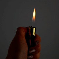 Clipper Lux Metallblattgold-Feuerzeug