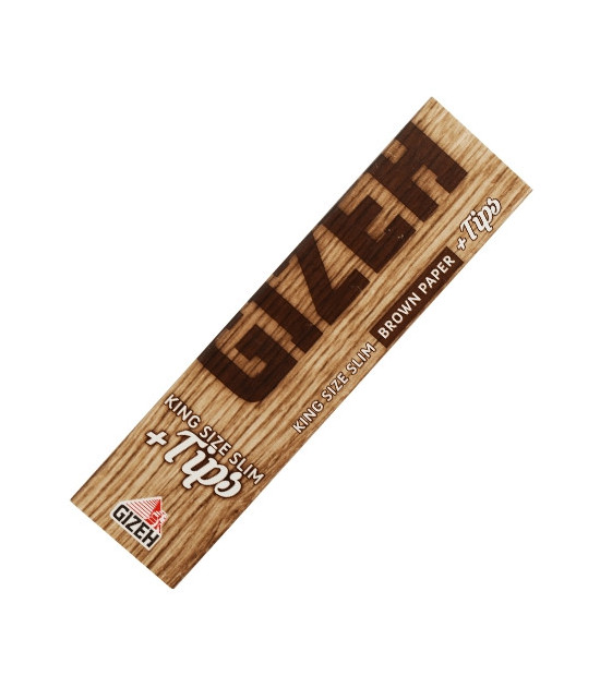 Gizeh Brown King Size Slim Zigarettenpapier + Filter
