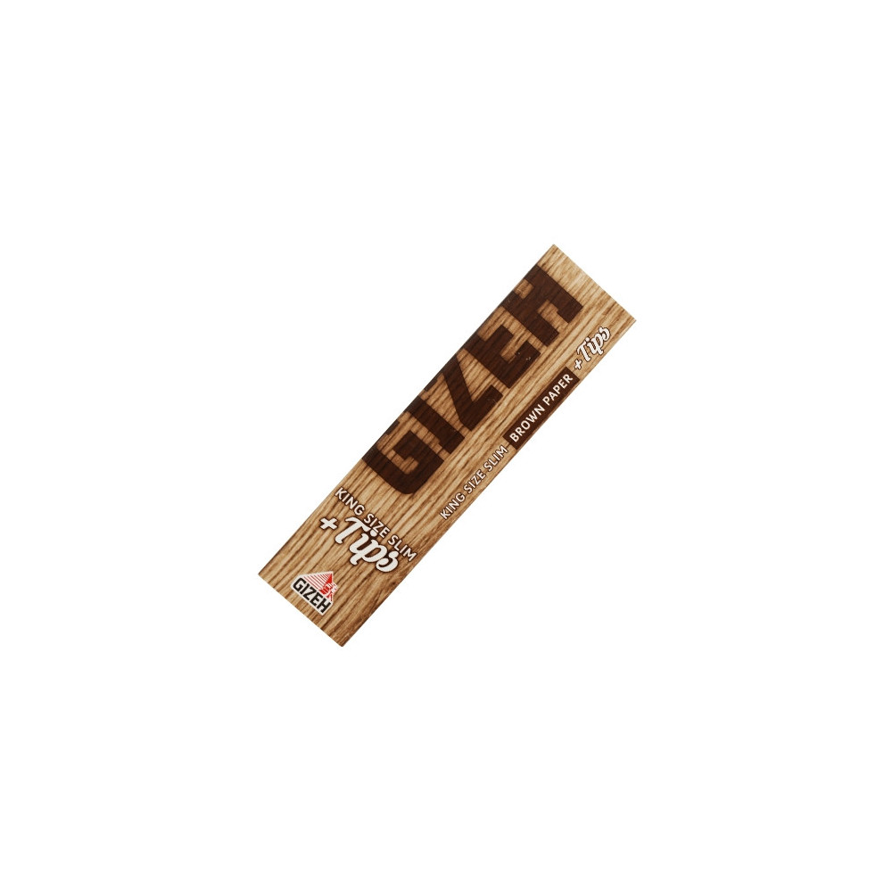 Gizeh Brown King Size Slim Zigarettenpapier + Filter