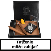 Perdomo Luxus-Humidor-Set (schwarz)