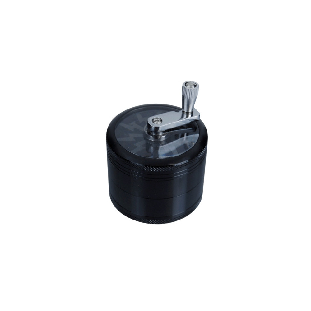 4-teiliger Grinder, schwarz
