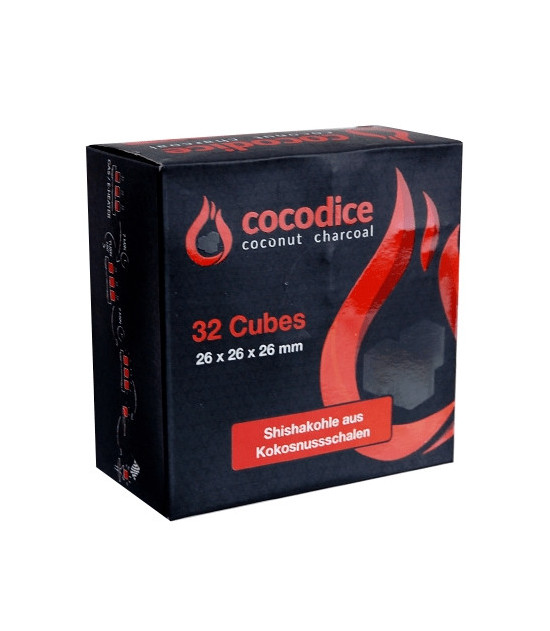 Natürliche Kokosnusskohle für Wasserpfeife Cocodice C26 - 0,5 kg
