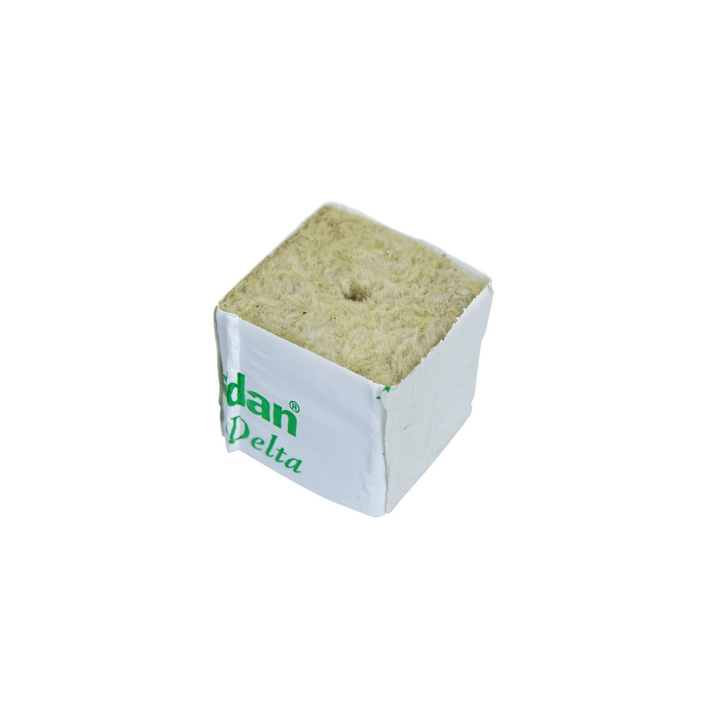 Grodan Pflanzwürfel 4x4x4 cm mit kleinem Loch - Pflanzmedium