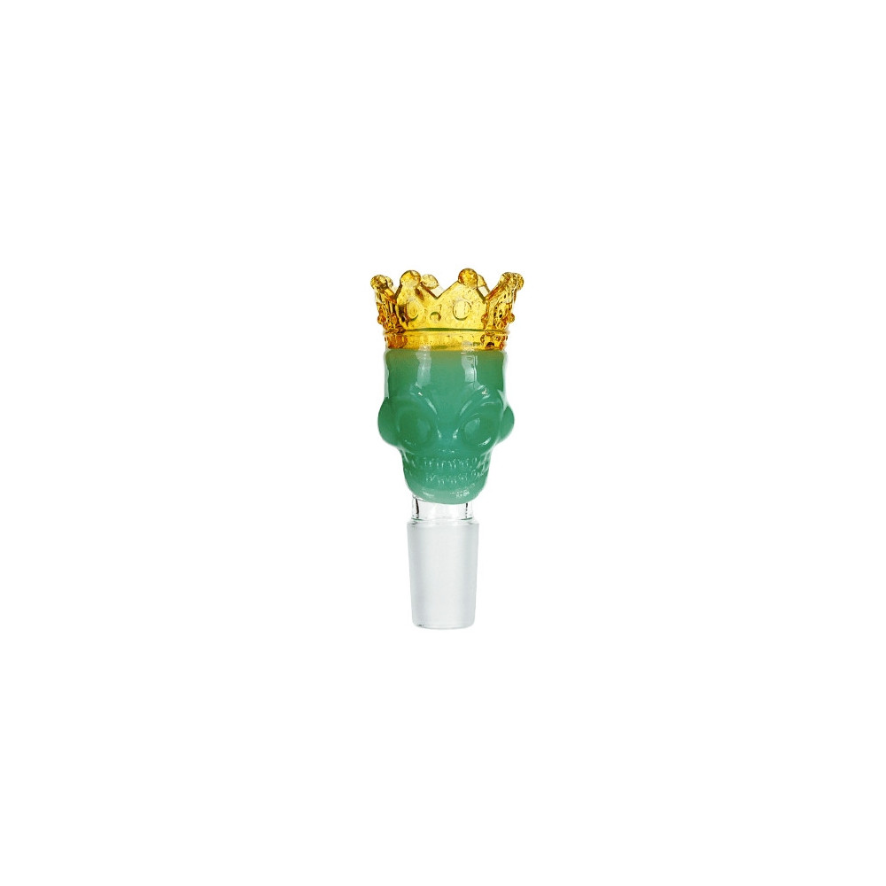 Bongo Bowl King Skull Green (8859) NS 19