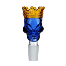 Bongo-Muschel King Skull Blue (8860) NS19 mm