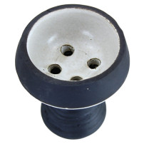 Shisha-Krone Schwarz Weiß