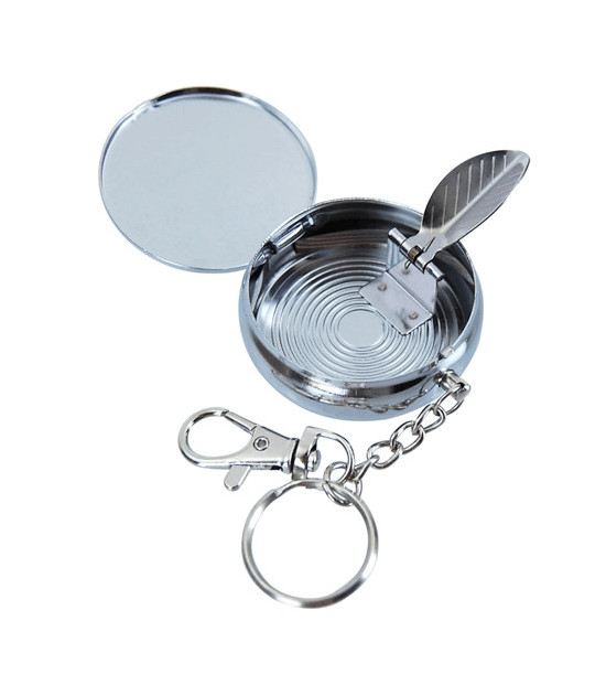 Taschenaschenbecher silber