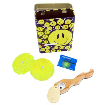 Smiley-Set – Crusher, Mini-Pfeife – Woody- und Sitka-Pfeife