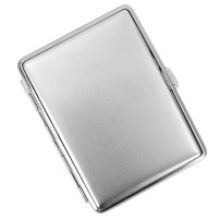 Zigarettenetui silber matt schlank 18