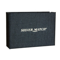 Silver Match Pfeifenfeuerzeug aus Gunmetal