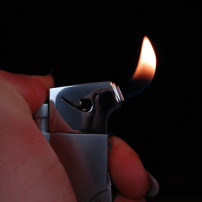 Silver Match Pfeifenfeuerzeug silber