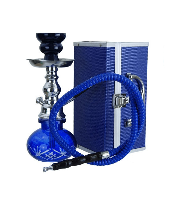 Mini-Wasserpfeife Blau + Box