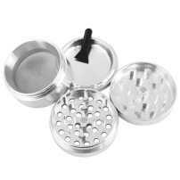 Grinder RAW Silver 4-teilig