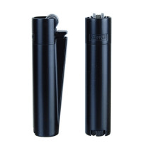 Clipper Metall Schwarzes Matt Feuerzeug